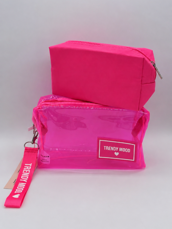 Producto - Portacosméticos fucsia set x2 Trendy