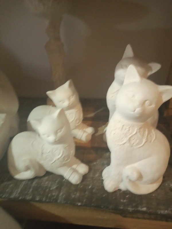 Producto - Pareja gato labrado 18x8cm