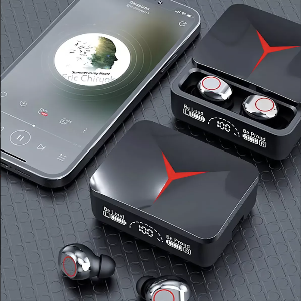 Producto - Auriculares inalambricos F10 fanpro con powerbank