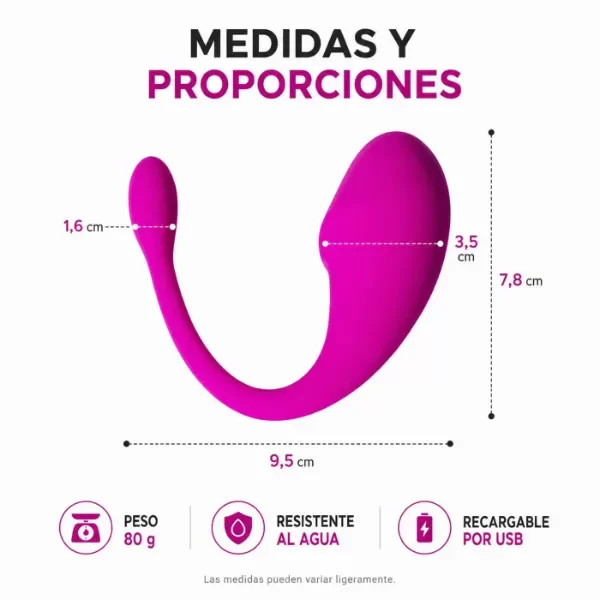 Producto - VIBRADOR PUNTO G ZENITH CON CONTROL POR APP - 2