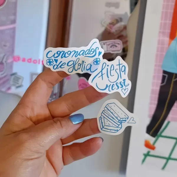 Producto - Planchita de Stickers Coronados de Gloria - By Adolfita - 1