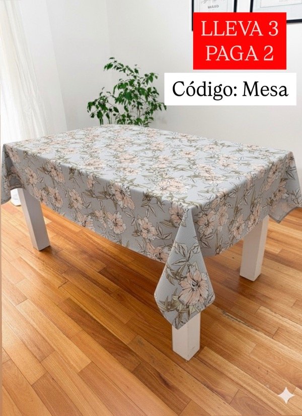 Producto - Mantel IMPERMEABLE SOFT - Flor de Campo