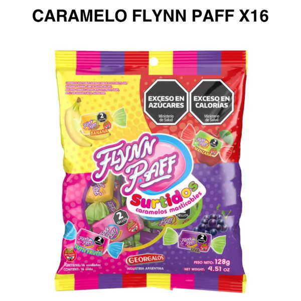 Producto - CARAMELO FLYNN PAFF X 16