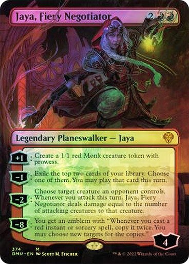 Producto - Jaya, Fiery Negotiator (Borderless Foil)