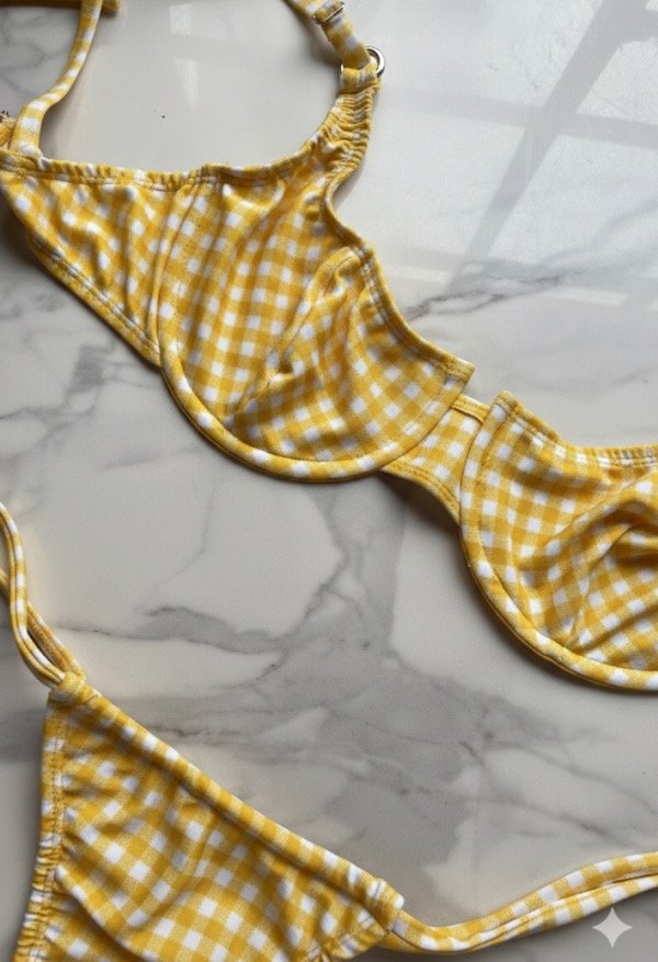 Producto - Aro cuadrille amarilla