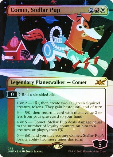 Producto - Comet, Stellar Pup (Borderless Foil)