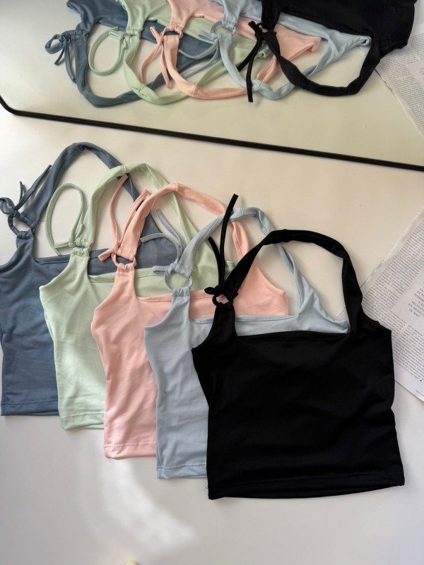 Producto - Top halter nudo microfibra kiki