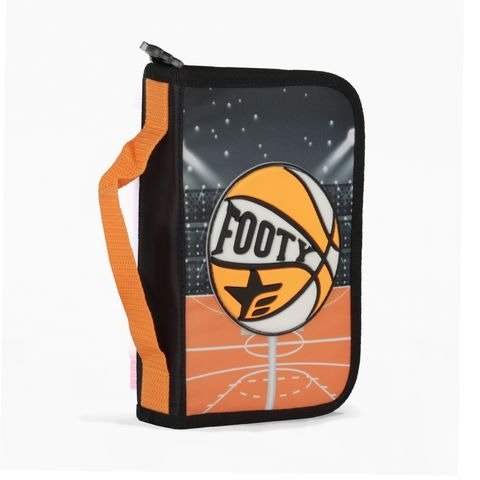 Producto - CARTUCHERA 1 PISO DESPLEGABLE JUMP 14X22CM X UNIDAD COLORES SURTIDOS FOOTY