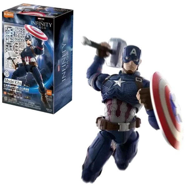 Producto - Blokees Model Kits Marvel The Infinity Saga Champion Class Captain America