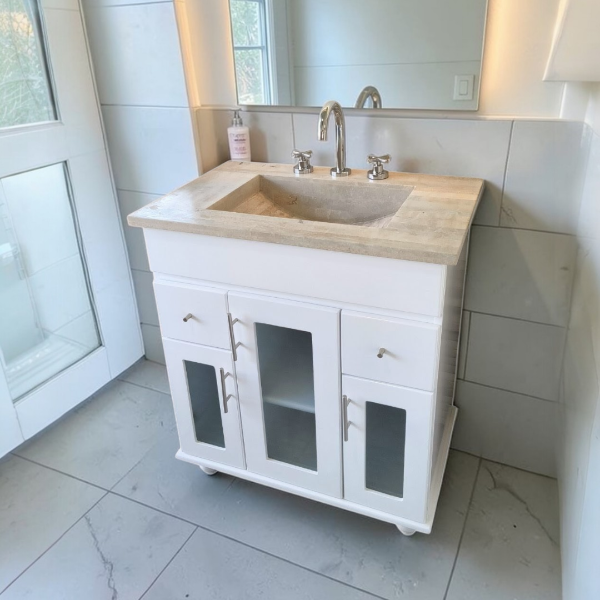 Producto - Vanitory de 70 cm (tres puertas y dos cajones)