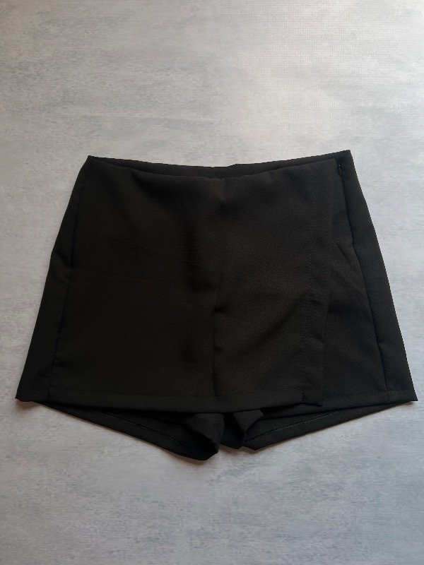 Producto - Skort sastrero negro