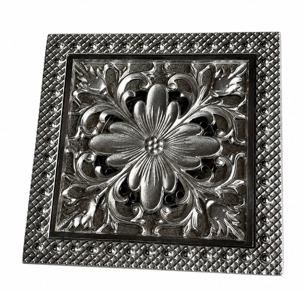 Producto - Rejilla 15x15 FLOR Niquel