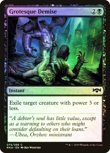 Producto - Grotesque Demise Foil  Ravnica Allegiance