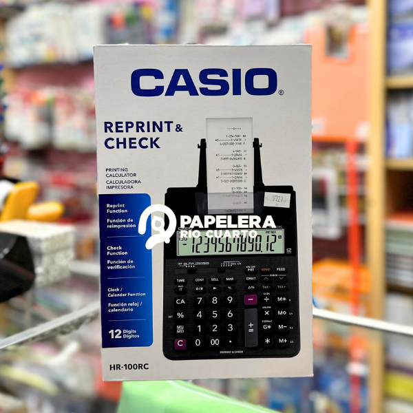 Producto - CALCULADORA CASIO HR-100RC-BK
