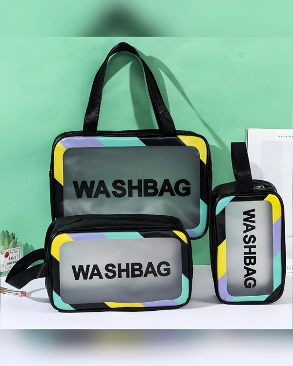 Producto - Washbags x 3 Negro (2026)