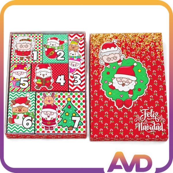Producto - Calendario de Adviento 7 Días Personalizado  7 Sorpresas Temáticas - 0