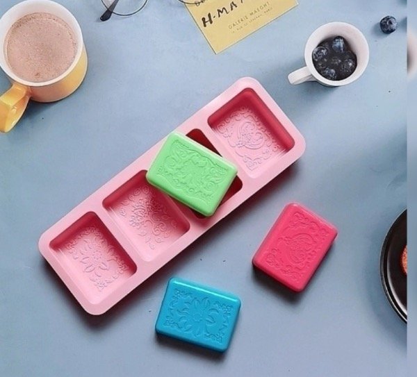 Producto - MOLDE SILICONA CUADRADO CON DISEÑO - 0