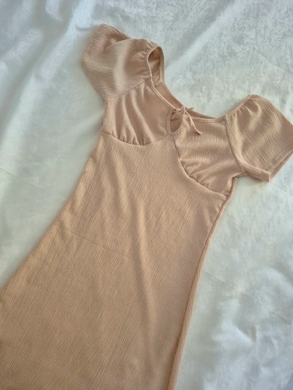 Vestido Anne Beige