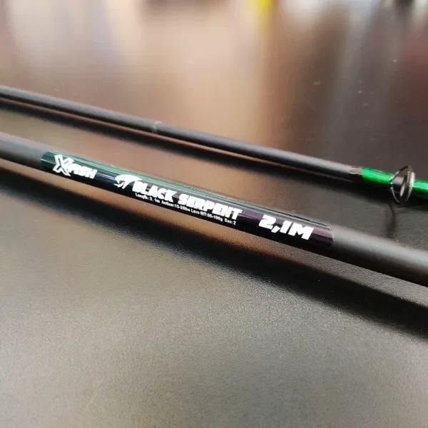 Producto - Cañas Xfish black y white serpent 2,10M en 2 tramos