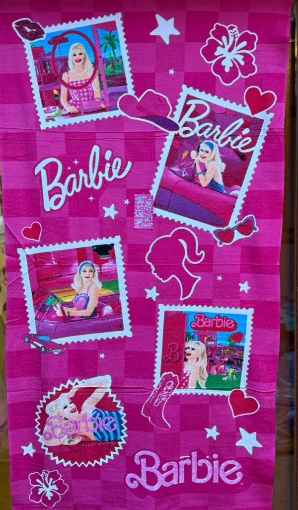 Producto - Toallon Animado Barbie Pics