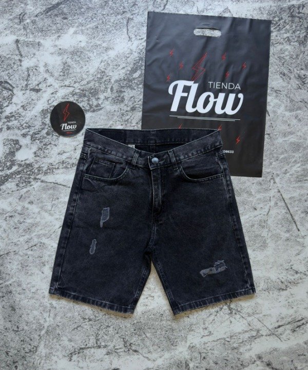 Producto - Bermuda Jean Classic Negra