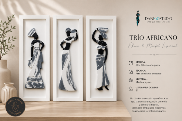 Producto - Trio Africa Marfil Especial Ebano