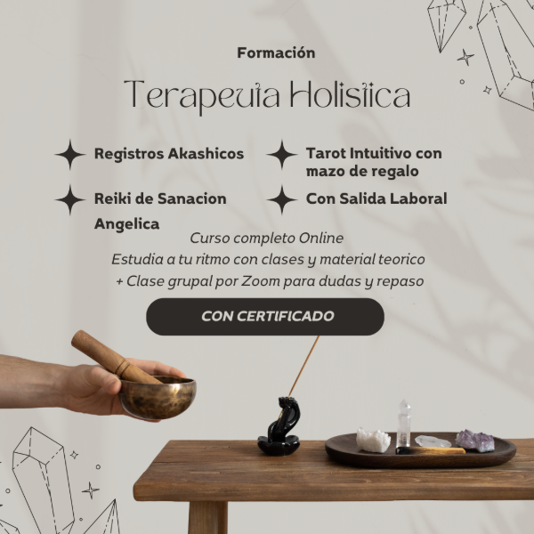Producto - TERAPEUTA HOLISTICA con enfoque evolutivo transpersonal