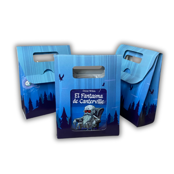 Producto - Minilibro + Valijita, Fantasma de Canterville, Souvenir