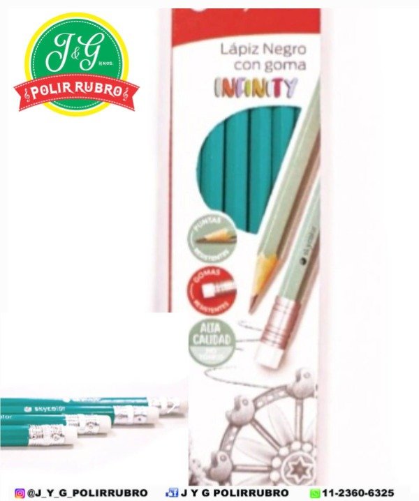 Producto - LAPICES NEGRO C/GOMA