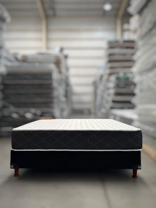 Producto - CONJUNTO COLCHÓN PIERO ESPUMA ALTA DENSIDAD + BASE CRUZ 140 X 190 CM