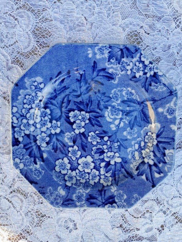 Producto - Plato de postre de loza inglesa para Rodolfo Eisler Buenos Aires