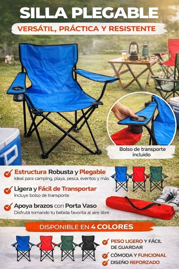 Producto - Silla de Camping Plegable