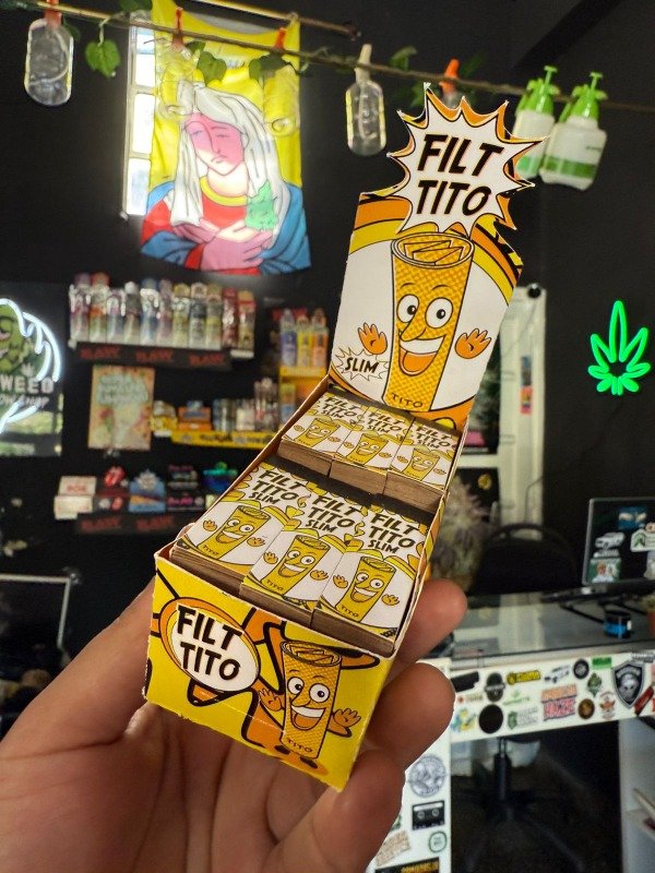 Producto - FILTROS TITO SLIM X50 TIPS - CARTON SIN BLANQUEAR