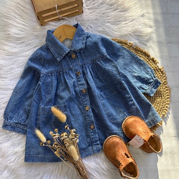 Producto - Vestido de jeans liviano talles hasta 3 años