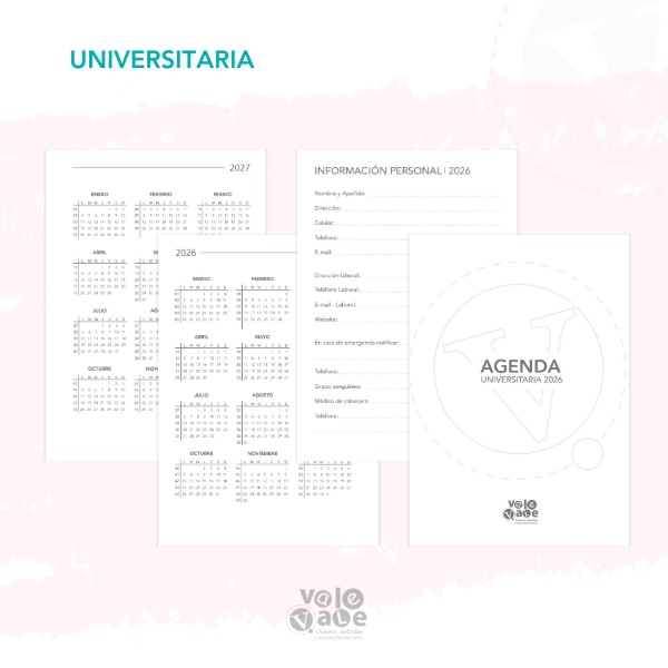 Producto - Interior AGENDA UNIVERSITARIA