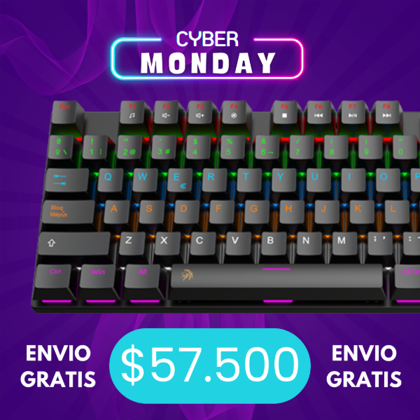 Producto - [CYBER MONDAY] TECLADO MECANICO GAMER NETMAK NM-SKILL 80