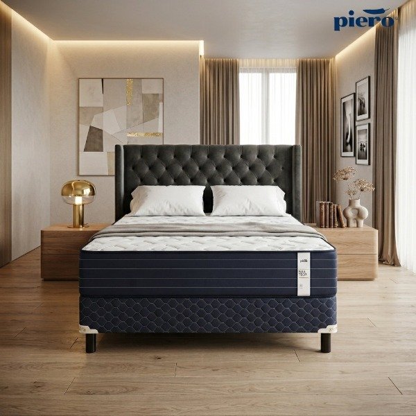 Producto - Sommier y Colchón Piero Max Tech Espuma 190x140 - 0