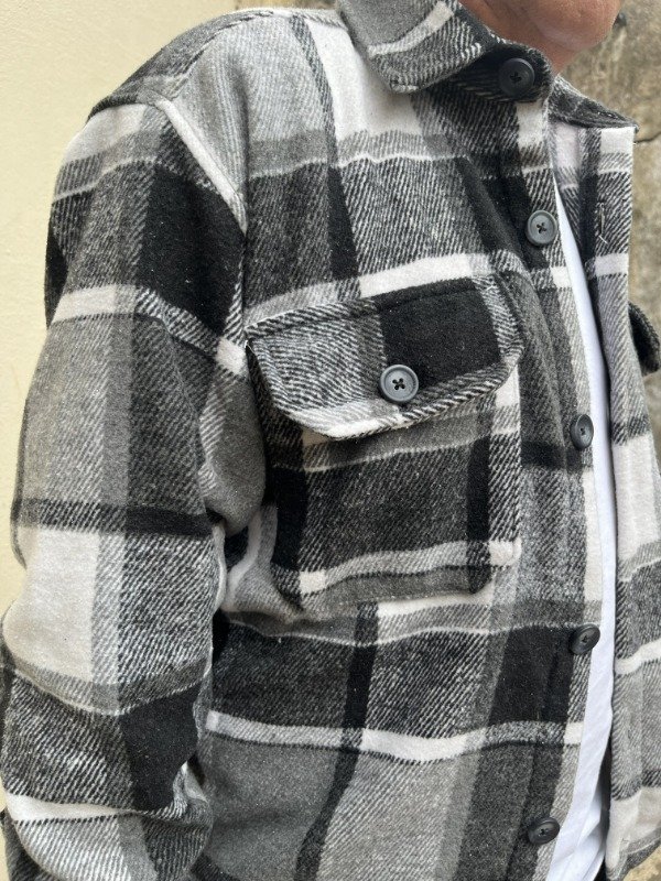 Producto - Camisaco Estilo escoses - Negro