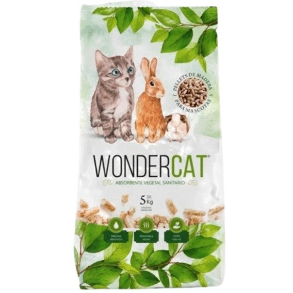 Producto - Wondercat absorvente vegetal sanitario x 5 kg