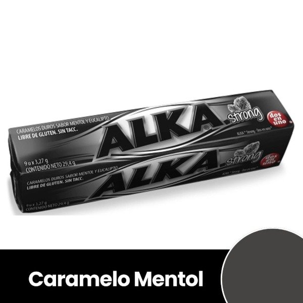 Producto - Caramelo alka strong - mentol