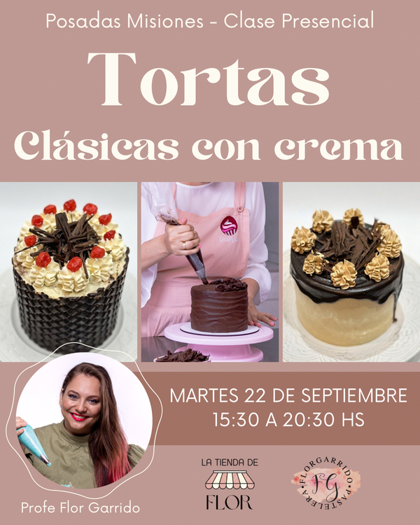 Producto - Clase Presencial - Tortas clásicas