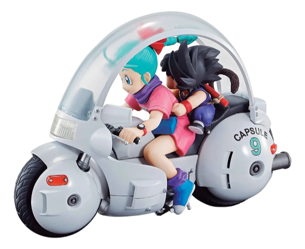 Producto - Figura Tipo Sh Figuart - Moto Bulma y Goku - Dragon Ball