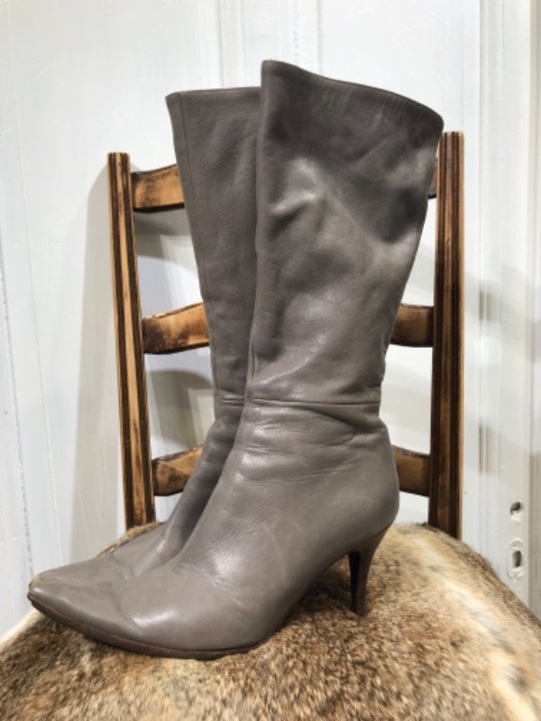 Producto - Botas PARUOLO marrones claras caña alta- Talle 36- PRECIO: 70x