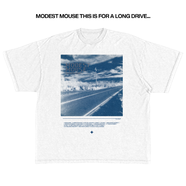 Producto - REMERA MODEST MOUSE "THIS IS FOR A LONG DRIVE..."