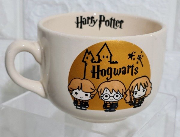 Producto - Tazón Harry Potter equipo natural con dorado  500 cc