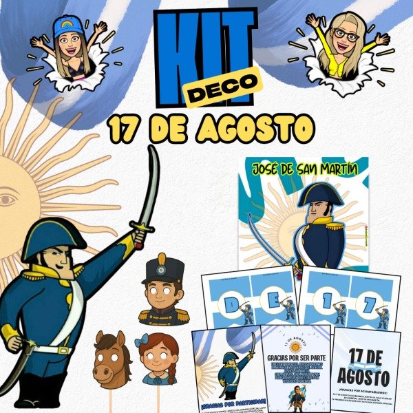 Producto - KIT DECO. 17 DE AGOSTO