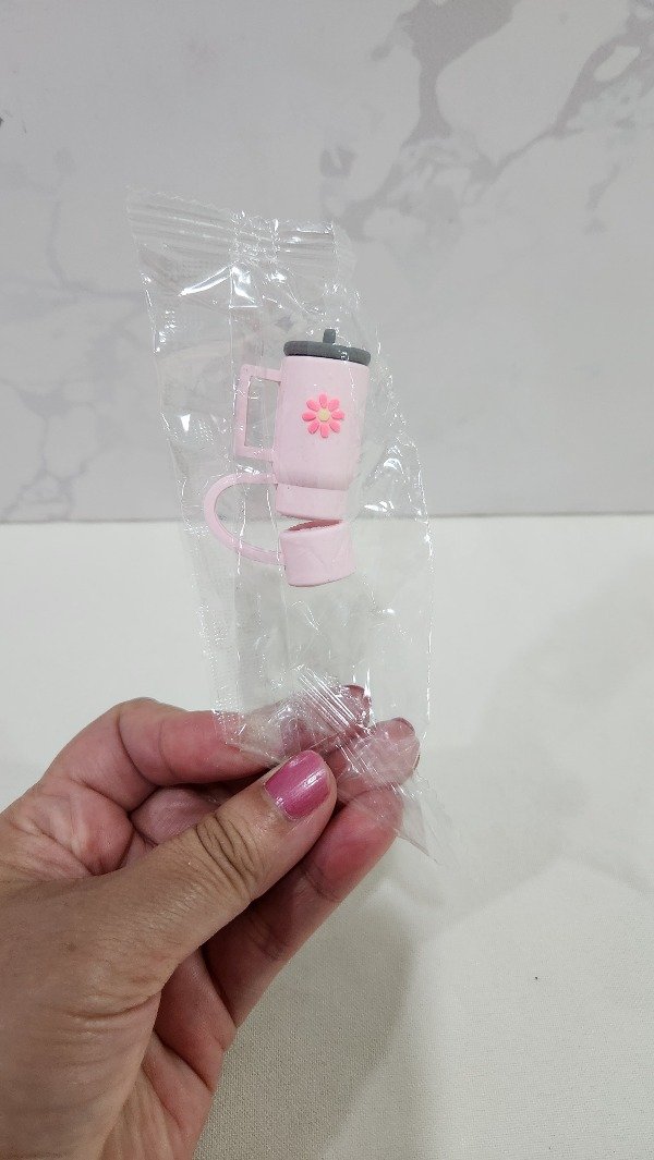 Producto - Tapón de vaso rosa