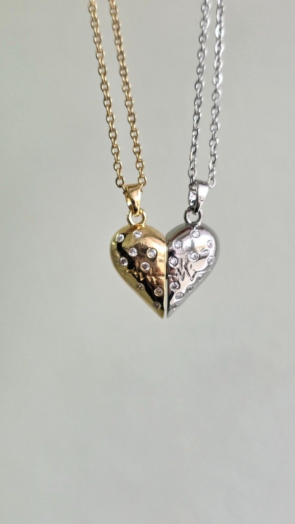 Producto - Collar compartido corazón