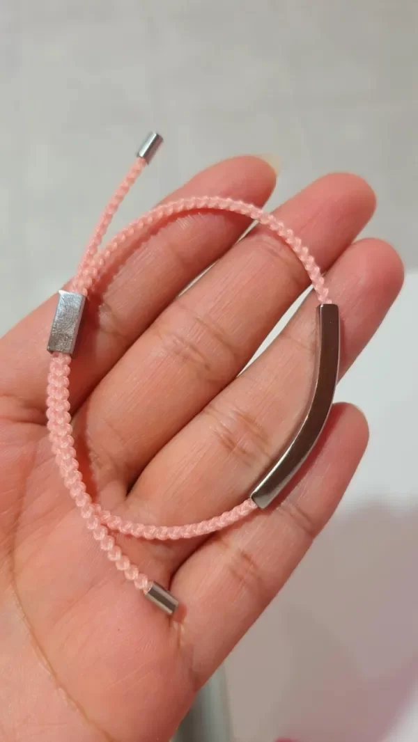 Producto - Pulsera rosa regulable AQ
