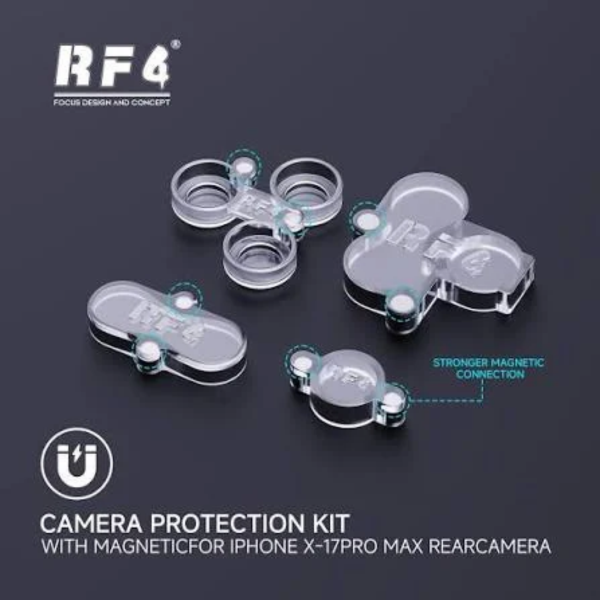 Producto - Protector de Cámara Magnético RF4 RF-LP8 iPhone X al 17 - 5